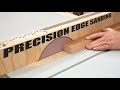 Old Saw Blade + Sandpaper = Perfect Smooth Straight Edges - Making a Precision Edge Sander