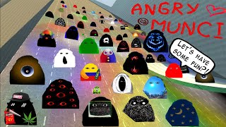 Angry MUNCI Nextbot Family goes on a ROLLER COASTER Gmod! Garry's Mod