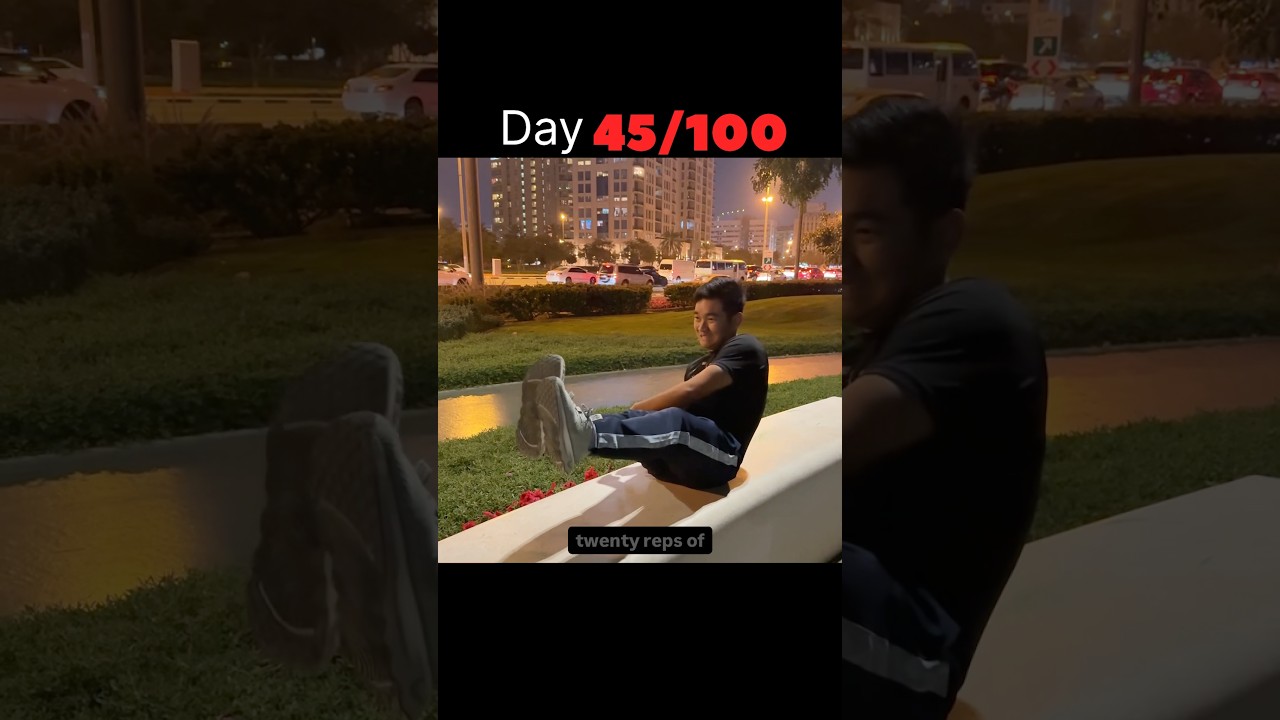 Day45-100days fitness challenge.