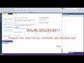 Visual Studio 2017 product key free for all versions 100% working 2019