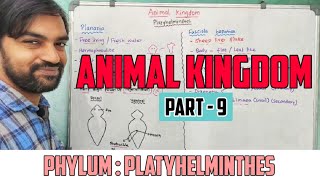 Animal kingdom | Part 9 | Phylum : Platyhelminthes