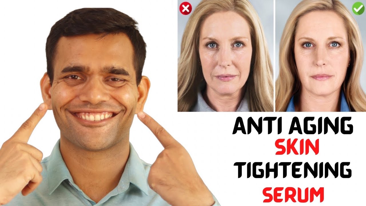 Домашняя сыворотка для лица, подтягивающая кожу и замедляющая старение, для более молодого вида кожи