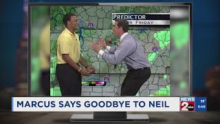 Marcus Bagwell says goodbye to Neil Orne