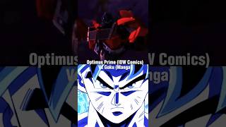 Optimus Prime (IDW Comics) vs Goku (Manga)