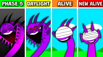Sprunki PHASE 5 But VS Daylight VS Alive 1 VS Alive 2 Version