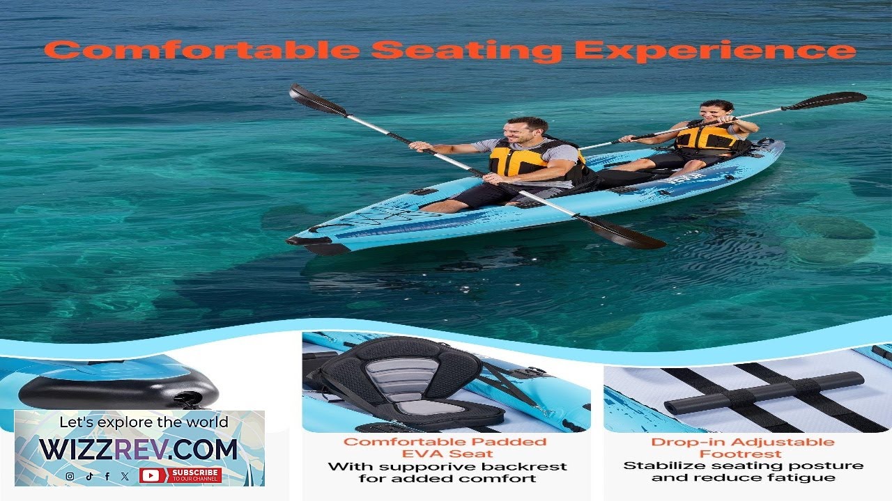 VEVOR Inflatable Kayak 2 Person Inflatable Recreational Kayak 700LBS Capacity VEVOR US Review