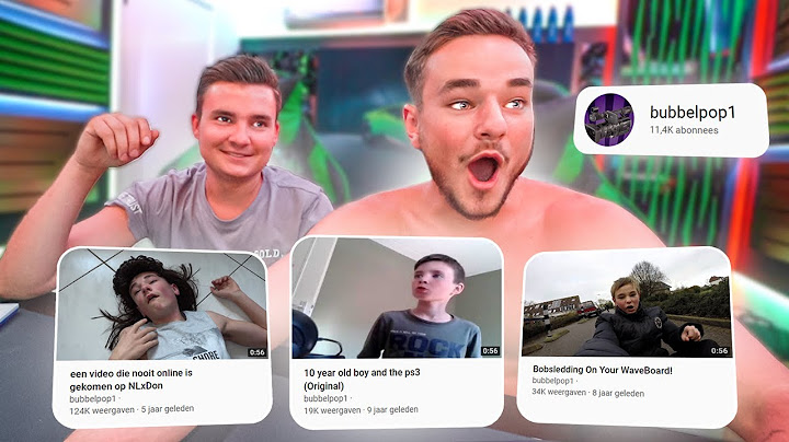 REAGEREN OP MIJN 1E YOUTUBE KANAAL!