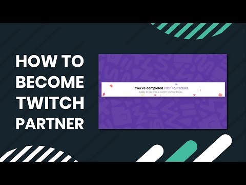 Video: Cum să fii un partener twitch?