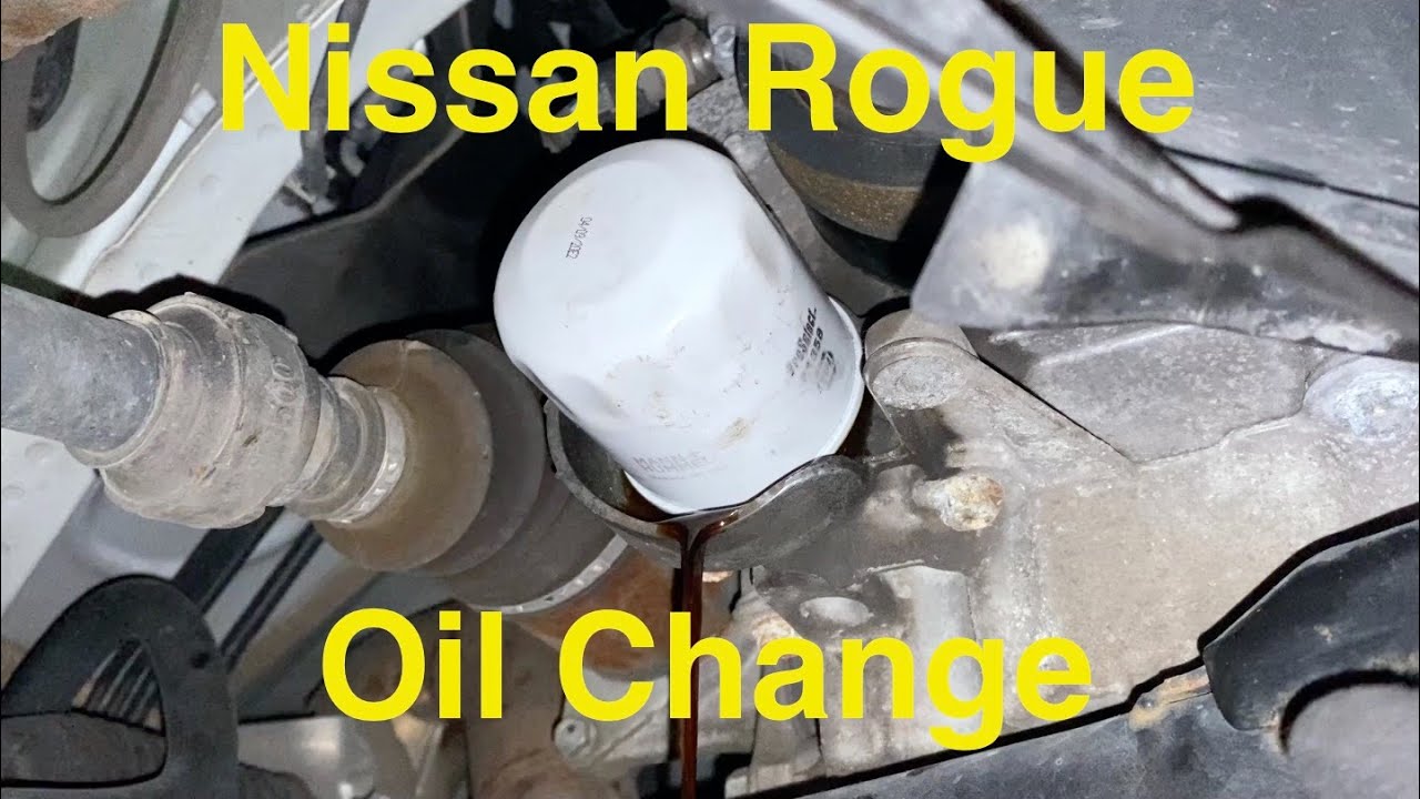 2014 - 2020 Nissan Rogue Oil Change (2.5 Liter Qr25De Engine)