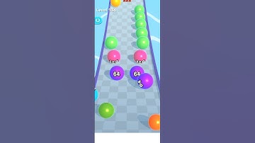 BallRun 2048 All-Levels Gameplay Walkthrough lvl Android, iOS  #shorts