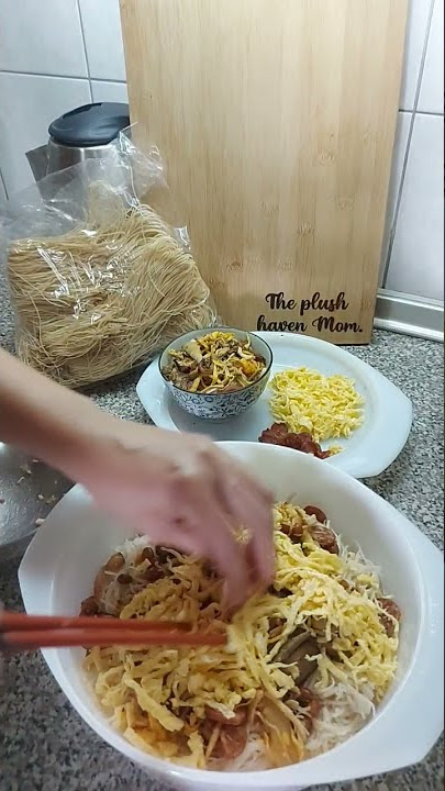 Chinese Style Birthday Misua // Birthday Noodles #shorts