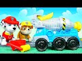 Patrulha Canina usa a betoneira de massinha! Histórias para crianças com brinquedos Paw Patrol