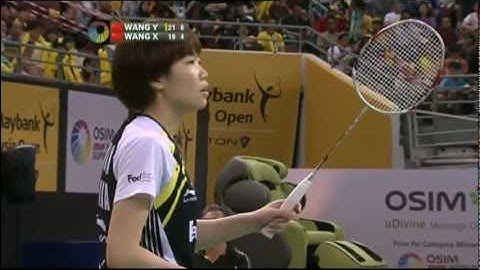 F - WS - Wang Yihan vs Wang Xin - 2012 Maybank Malaysia Open