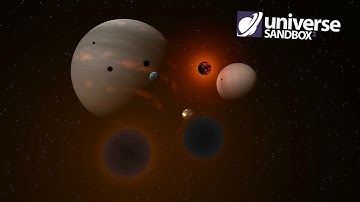 Making A Solar System Out Of Black Objects, Universe Sandbox ²