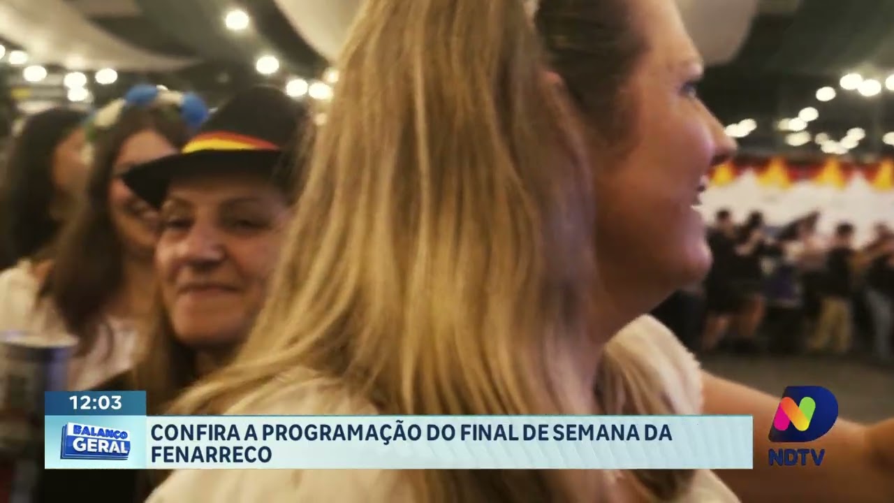 Fenarreco: confira a programação para este fim de semana em Brusque