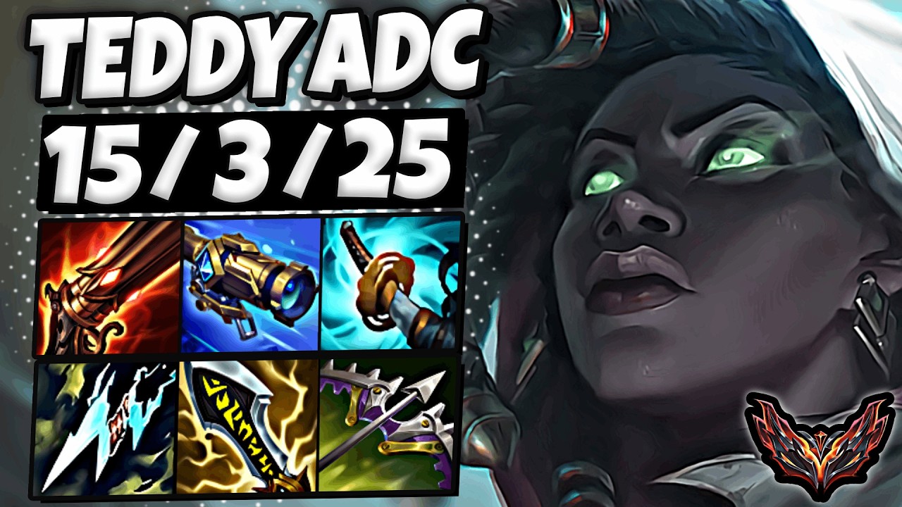 Senna vs Ashe ADC [ Teddy ] Korea Grandmaster 1520 LP | Patch 26.8