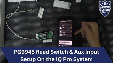 Using Both The PG9945 Reed Switch And AUX Input On The IQ Pro