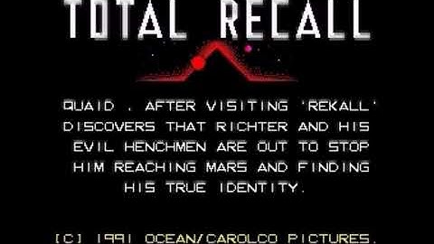 SPOILER - Total Recall - ZX Spectrum - Another Easter Egg
