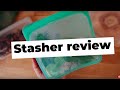 STASHER BAG REVIEW • REUSABLE SILICONE BAG FOR ZERO WASTE