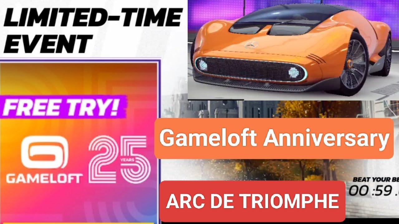 GAMELOFT 25 ANNIVERSARY VISION ONE-ELEVEN AsphaltLegendsUnite