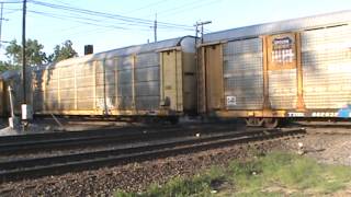 Canadian National freight hitting the diamonds in West Chicago,IL