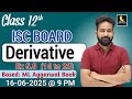 Isc class 12 maths | ML aggarwal Ex 5.8 (16 to 23) Derivatives of Exponential &amp; logarithmic Function