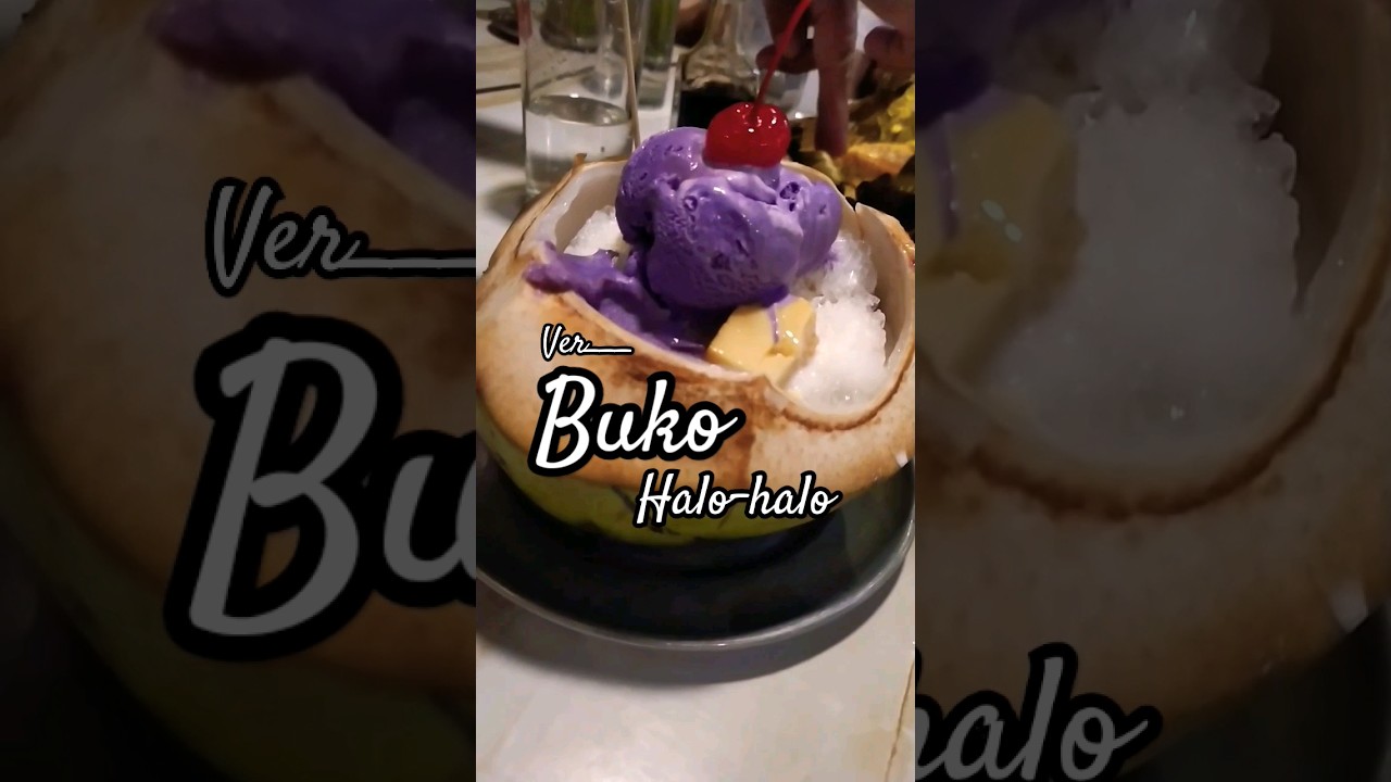 COCONUT (BUKO) HALO-HALO  