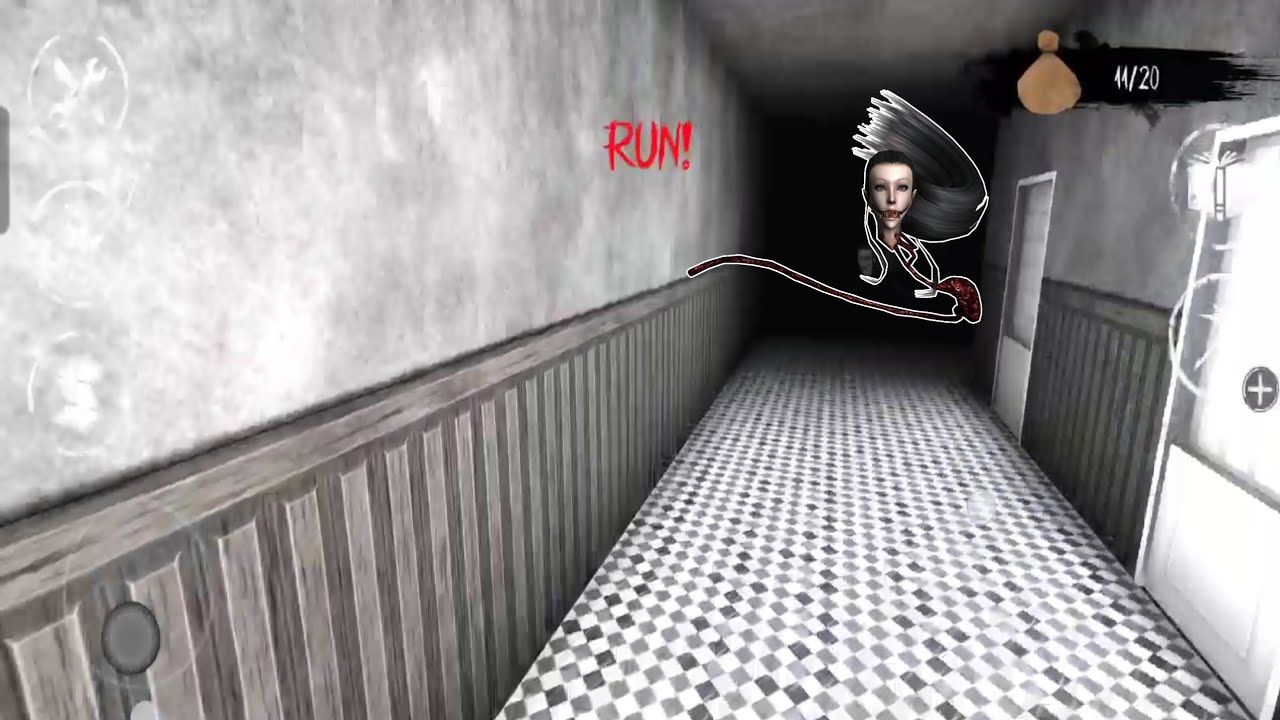 Eyes horror  video game play