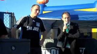 Italian Night with the San Jose Earthquakes & Joey Chestnut