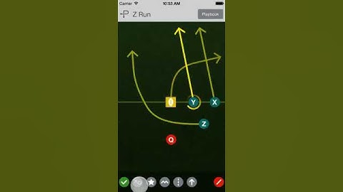 iPhone V3.0 - Custom Line Colors - Flag Football Playmaker iPhone App Tutorial