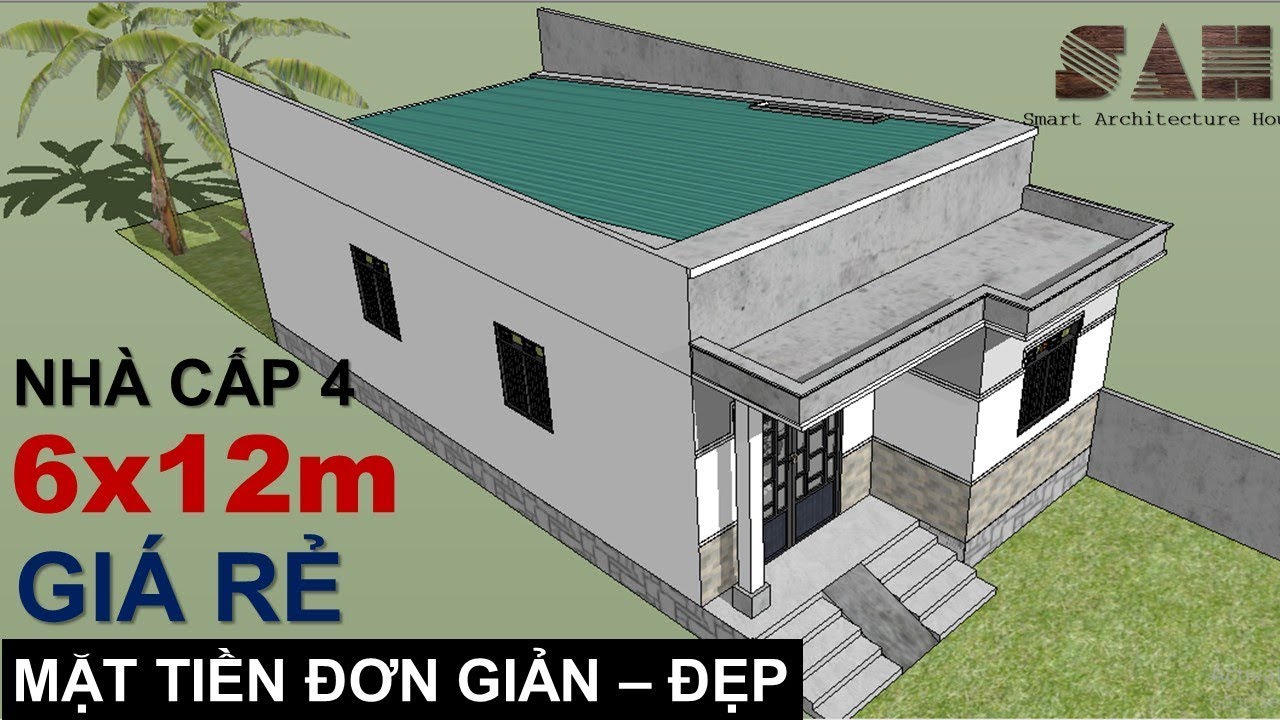 Nhà cấp 4 - Đơn Giản, Rẻ tiền _ SIMPLE house design beautiful and ...