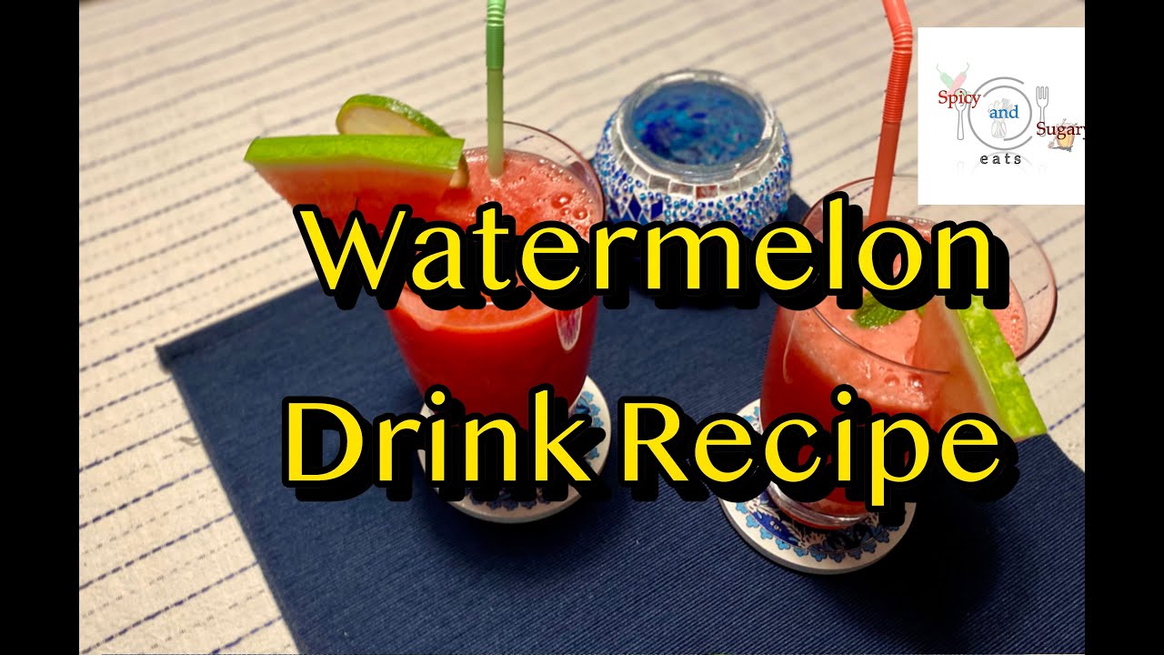 Watermelon Drink Recipe | Summer Refreshing Cooler 