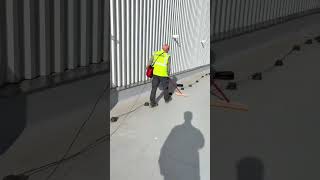 GeoSurvey Sentetik Örtü Üzerinde Sızdırmazlık (Elektrikli Kıvılcım / Integrity) Testi #integritytest