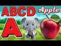 Phonics Song with TWO Words - A For Apple - ABC Alphabet Songs with Sounds for Children #shortsfeed