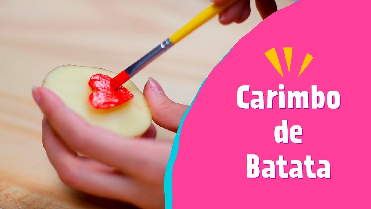 Faça você mesmo com seu pequeno #2 Carimbo de Batata