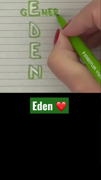 Meaning of the name EDEN #meaning #name #eden