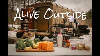 Homemade Camper Trailer- Kitchen Edition by Alive Outside 20,008 views 6 years ago 7 minutes, 10 seconds