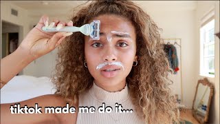 TRYING VIRAL BEAUTY PRODUCTS *is the hype worth it?* ft. tiktok made me buy it