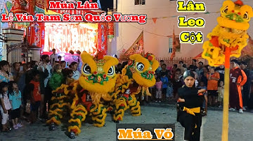 Múa lân Lễ Vía Tam Sơn Quốc Vương Chùa Cây Me Bạc Liêu 2025