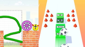 Draw To Smash Vs Jelly Run 2048| Android Ios