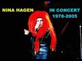 Capture de la vidéo Nina Hagen "In Concert 1978-2005" (Best Of Live) Exclusive Compilation 2024