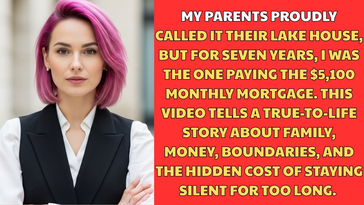 Мои родители называли его своим домом на озере, но ипотеку в размере 5100 долларов выплачивал я...