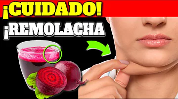 ¿Quién no debe tomar remolacha?