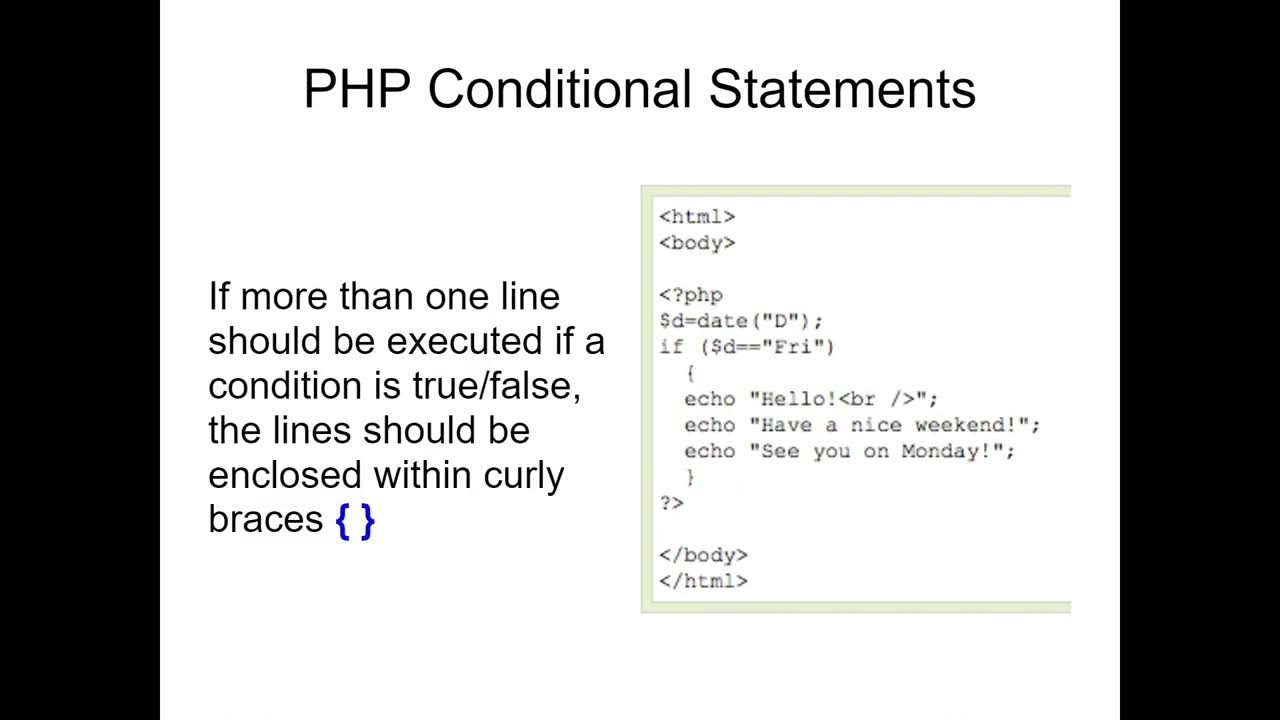 Introduction to PHP | Opreators in PHP | Conditional Statements | Loops ...
