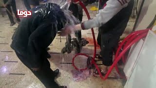 Aftermath of suspected chemical attack in rebel-held Douma in Syria Aftermath of suspected chemical attack in rebel-held Douma in Syria