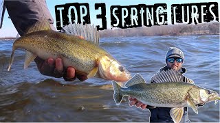 3 GO-TO Spring Walleye Fishing Lures! 