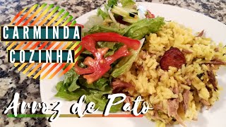 CARMINDA COZINHA | Arroz de Pato com Chouriço-Receita/Duck Rice Recipe/Рис с Уткой Рецепт | Portugal
