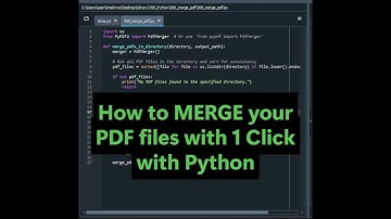 How to Merge PDF Files in Python with Easy Steps
