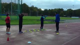 Looptraining van Europese kampioen
