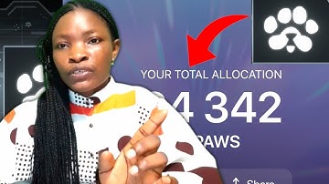 Paws Airdrop Allocation Done - Do This